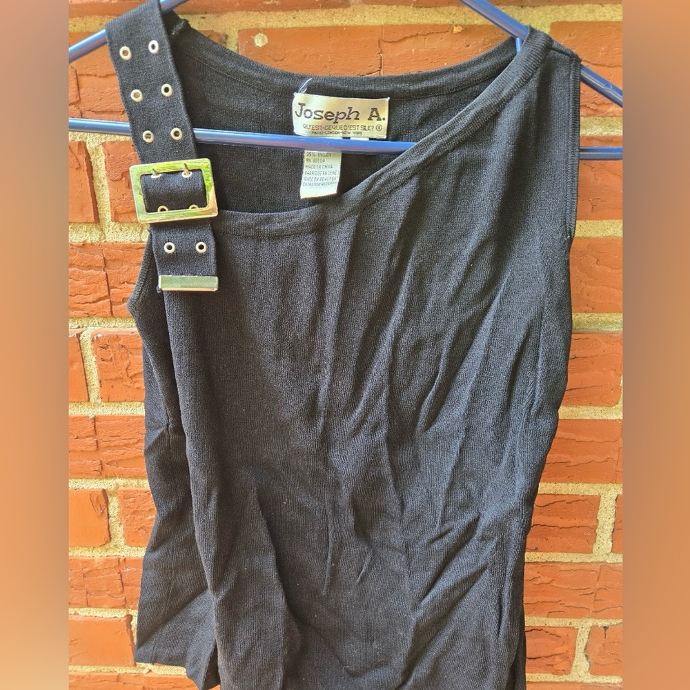 Black Buckle Joseph A Tank Top